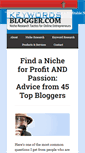 Mobile Screenshot of keywordsblogger.com