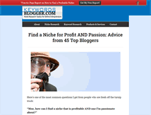 Tablet Screenshot of keywordsblogger.com